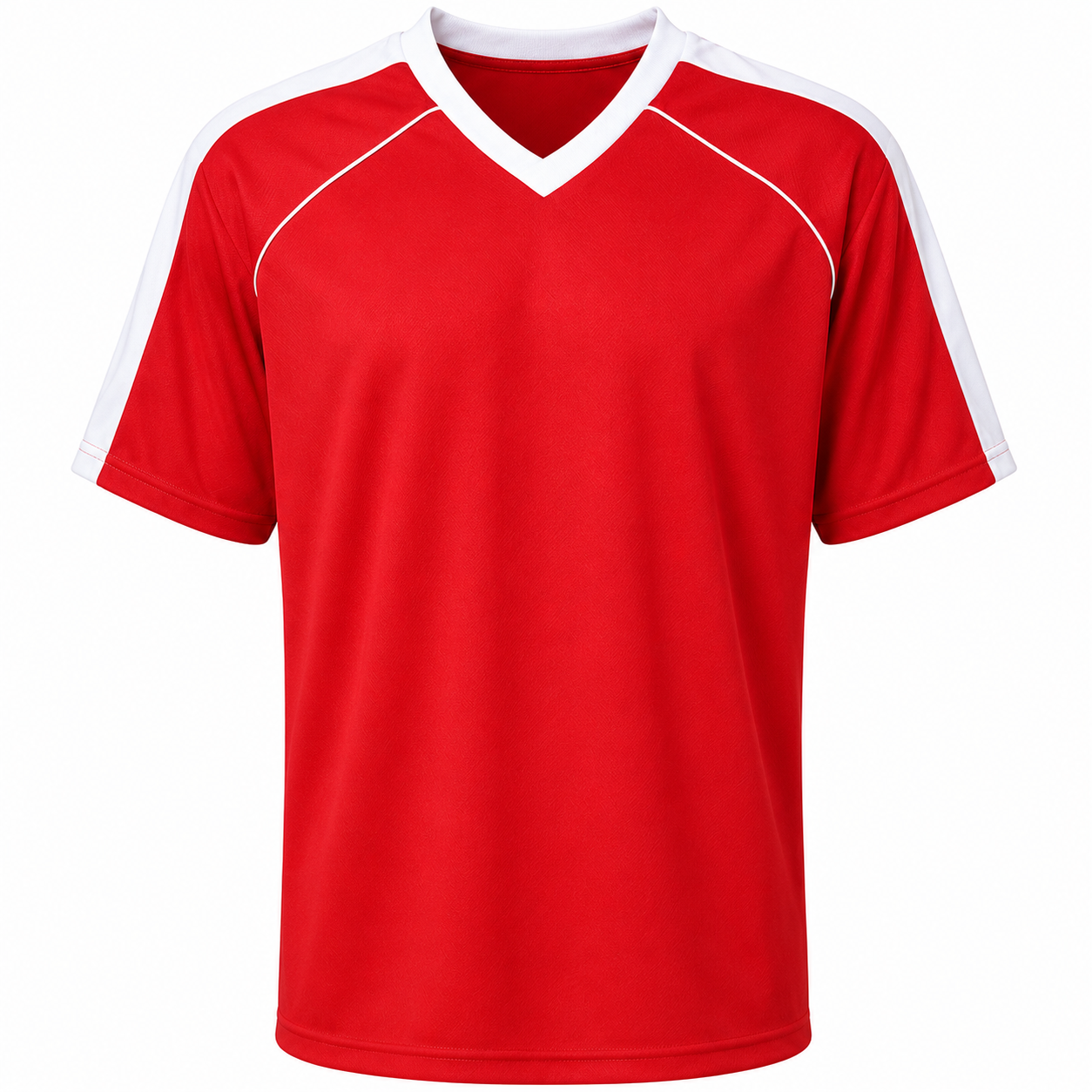 Camisa Arezzo Tam: Ginf, P, M, G e GG — Vermelho x Branco