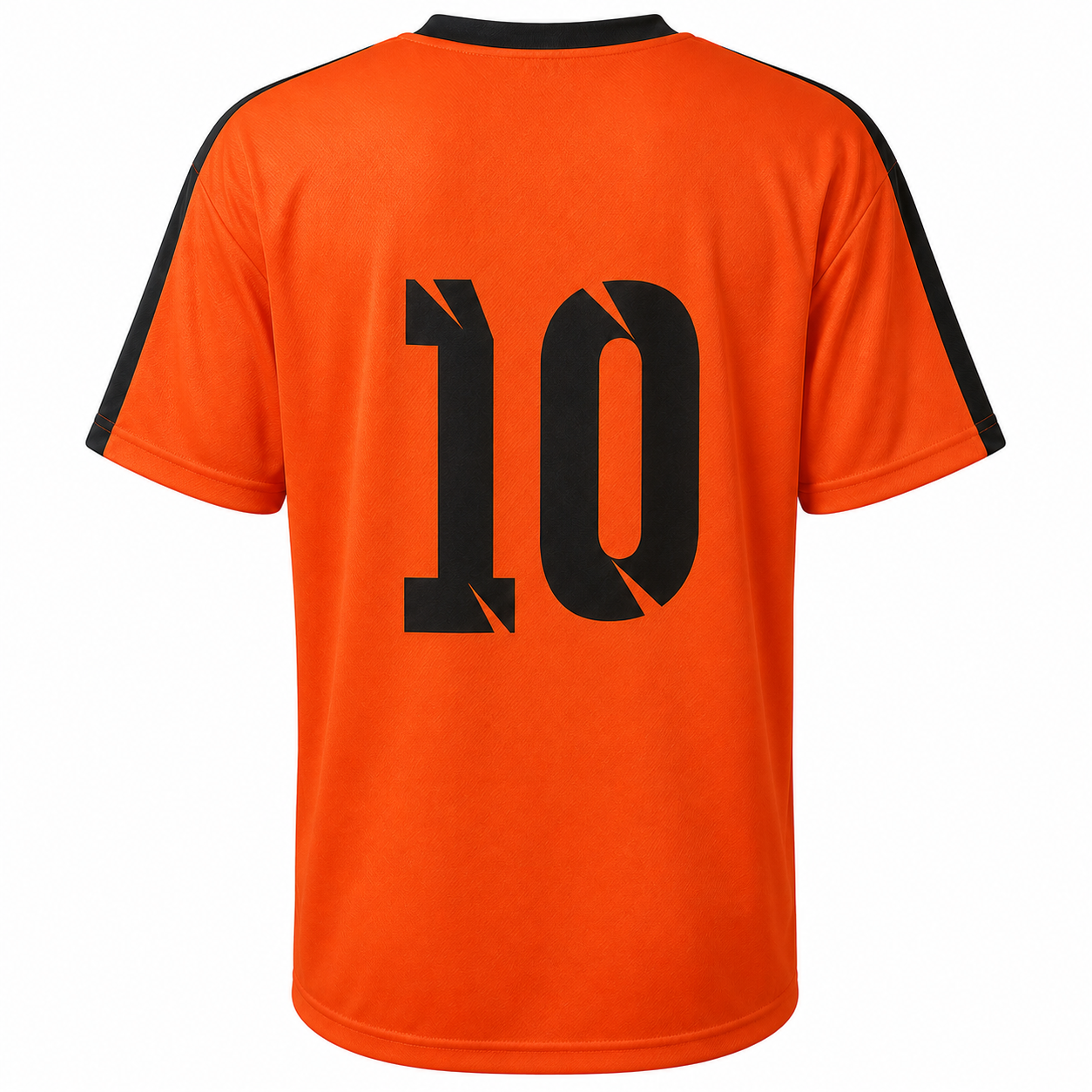 Camisa Arezzo Tam: Ginf, P, M, G e GG — Laranja x Preto