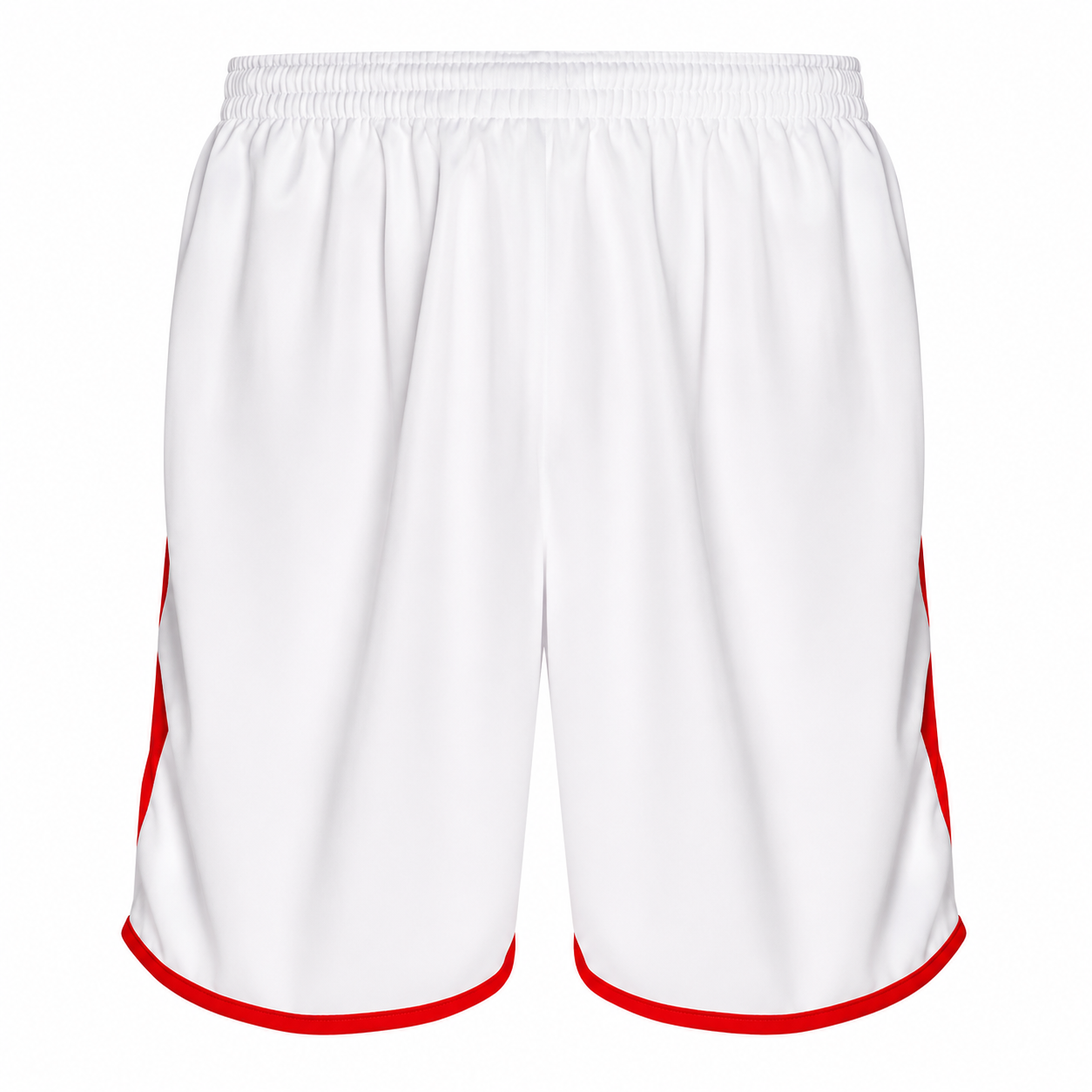 Calção Lotus — Branco x Vermelho