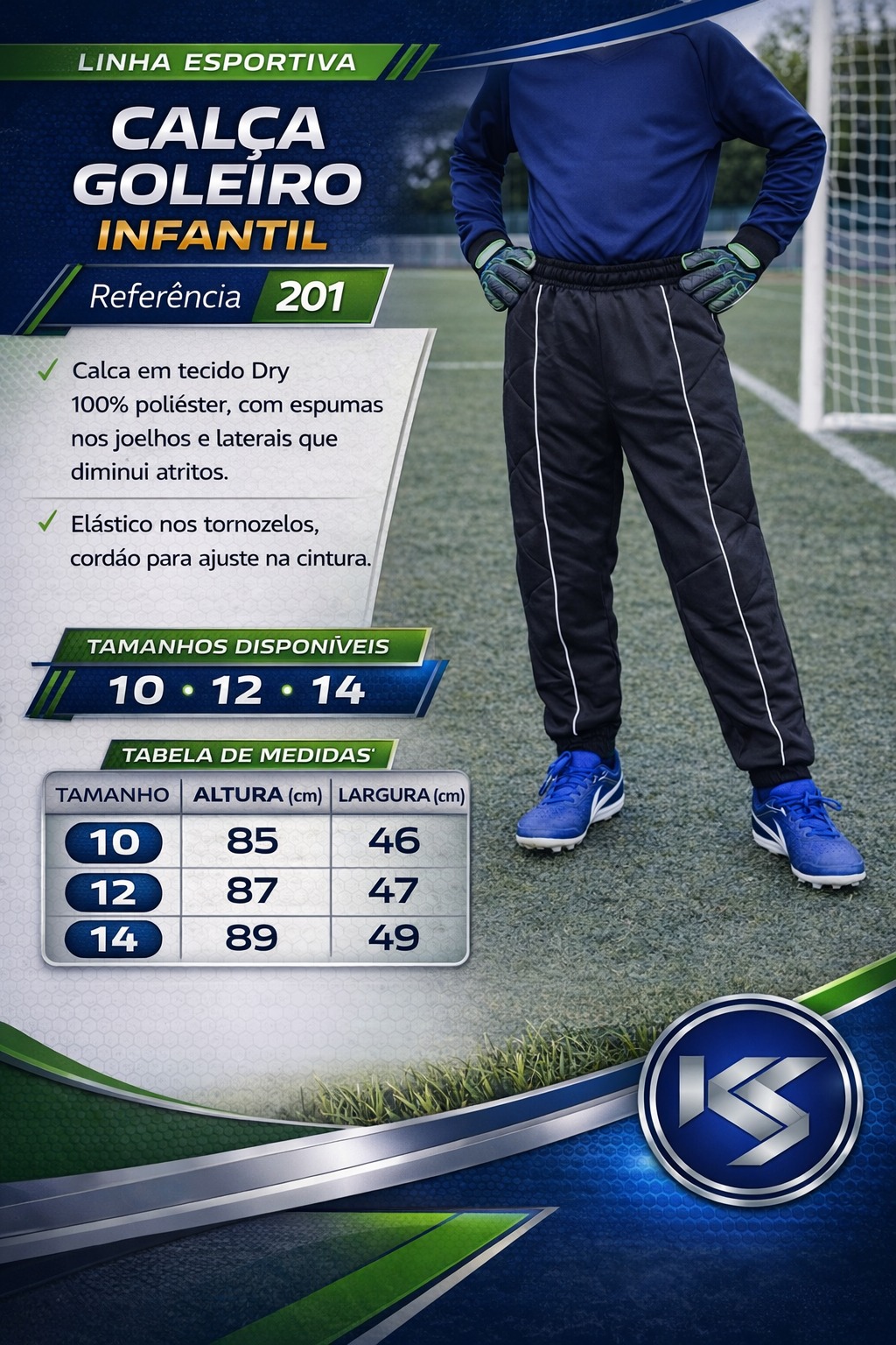Calça de Goleiro Pop Infantil